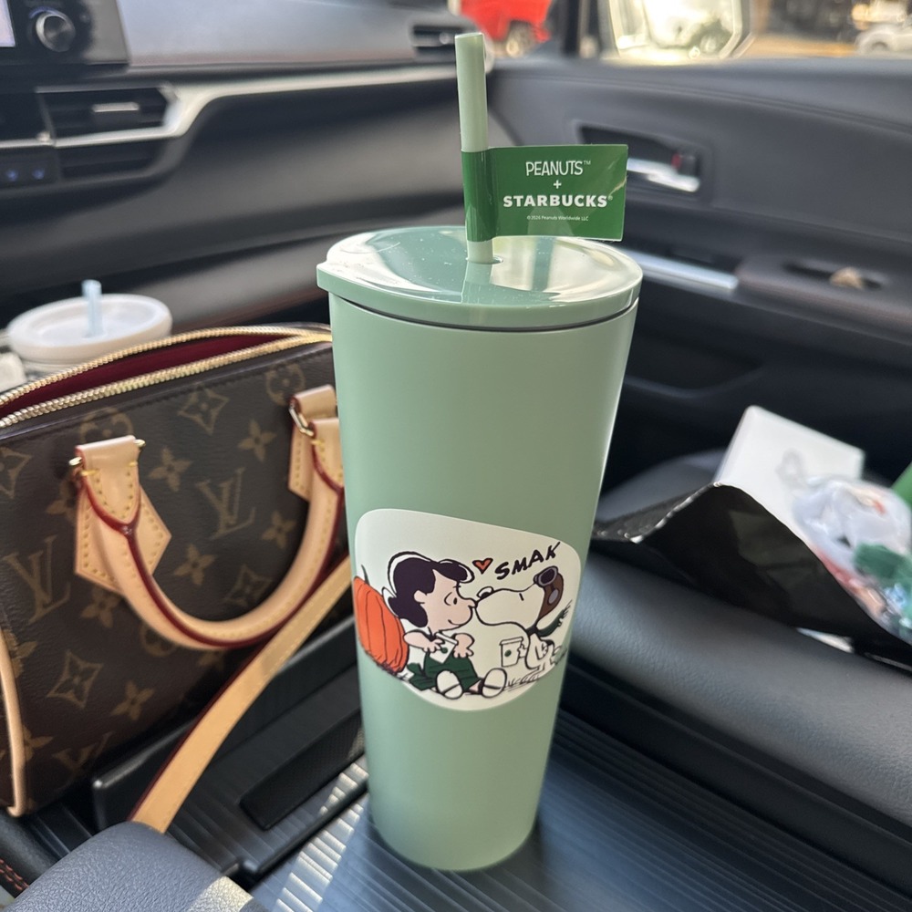 🔥NEW! Starbucks x Peanuts Snoopy Stainless Steel Cold Cup 2026